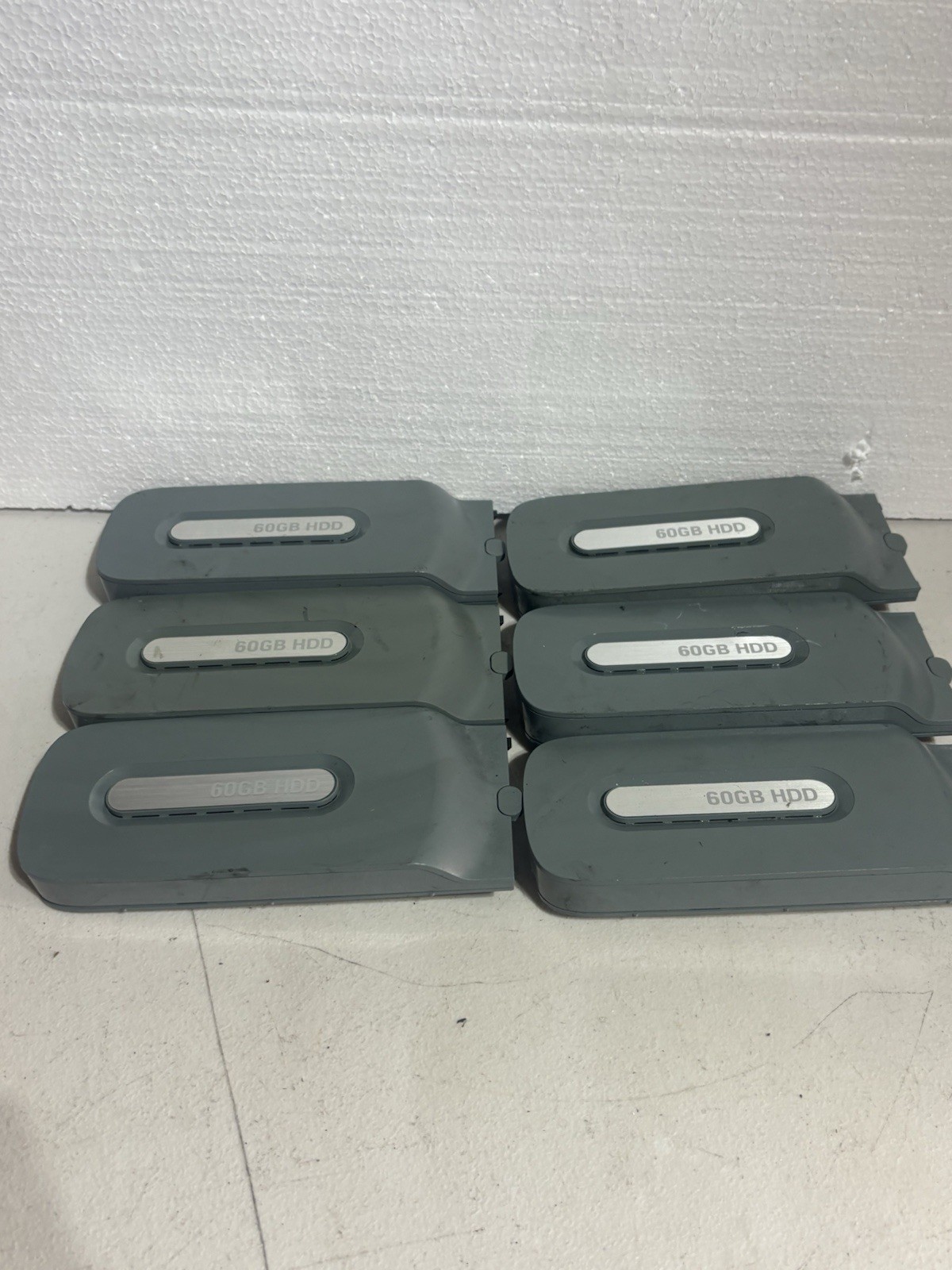 Lot of 6 Xbox 360 Hard Drives Massive Lot As Is Untested for 360 Pro 60GB