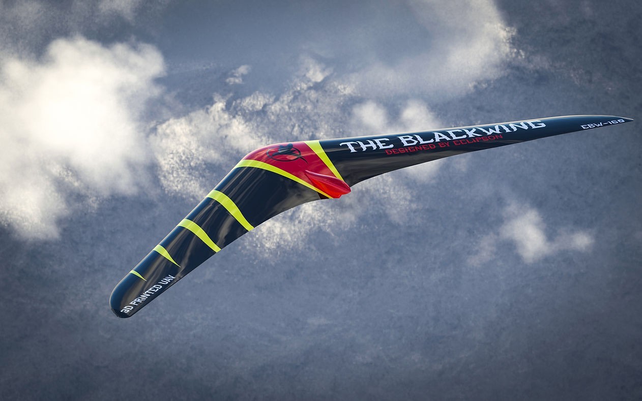The Ravens Forge Eclipson UAV Blackwing 3D Printed PLA RC Airplane Kit