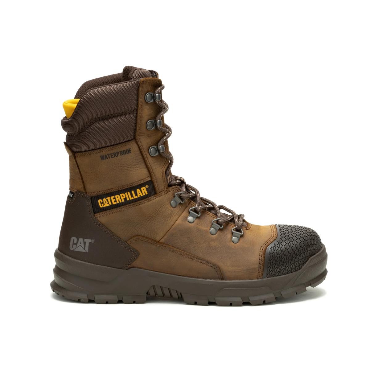 Cat Accomplice X 8" ASTM/STEEL TOE Real Brown (Men's Multiple Sizes) P91642