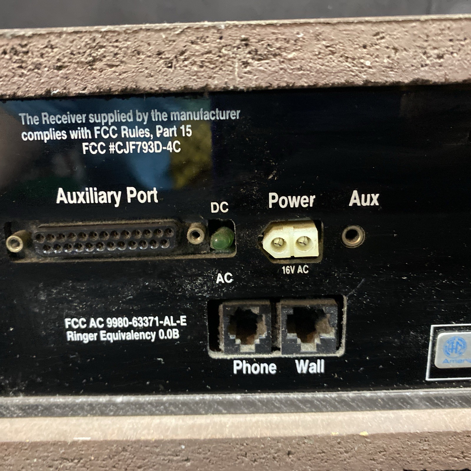 Call Light Communications Computer Untested No Power Cord Vintage