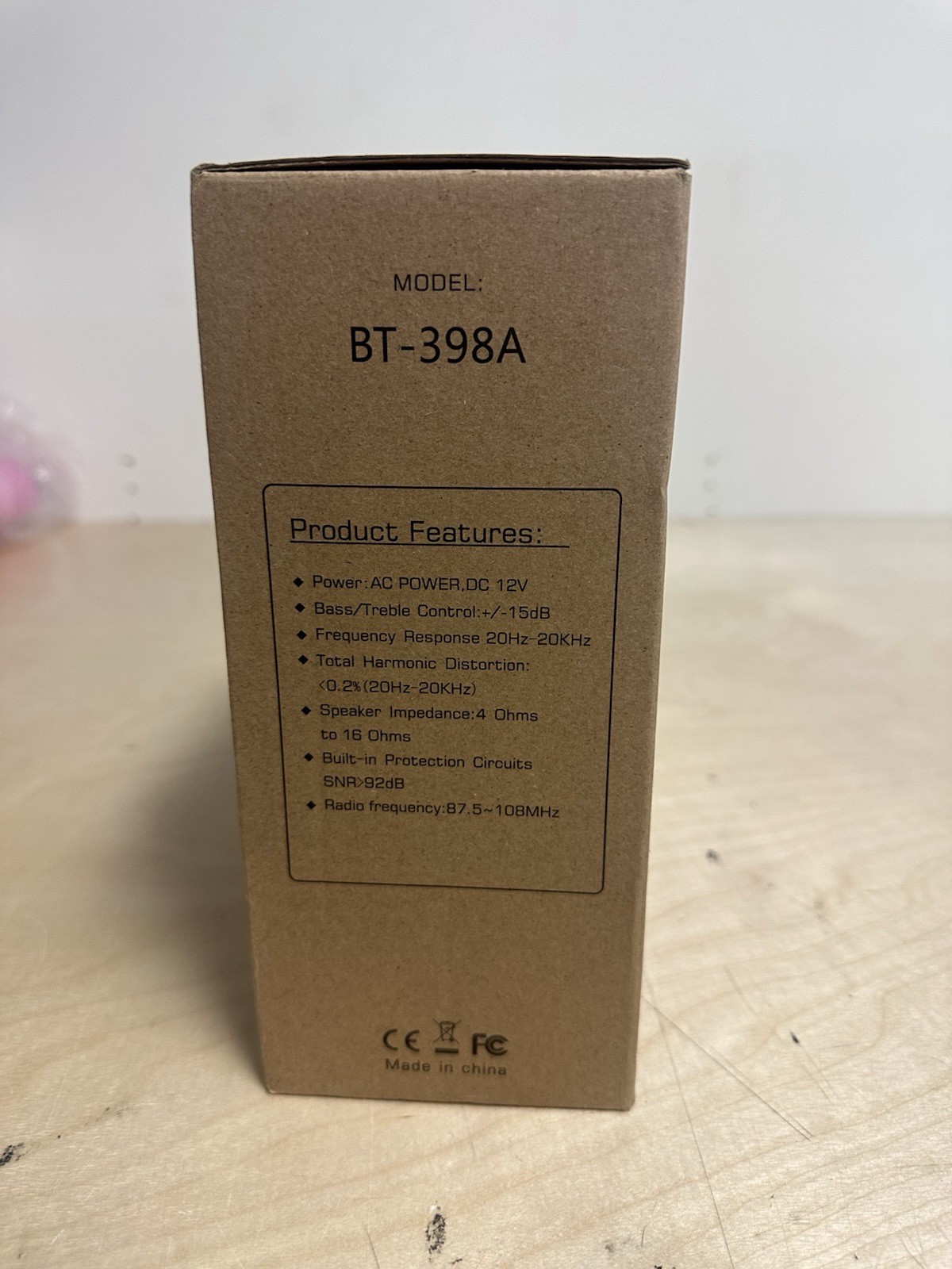 Romica Stereo Audio Amplifier, 2 Channel 450W x2 Bluetooth Used