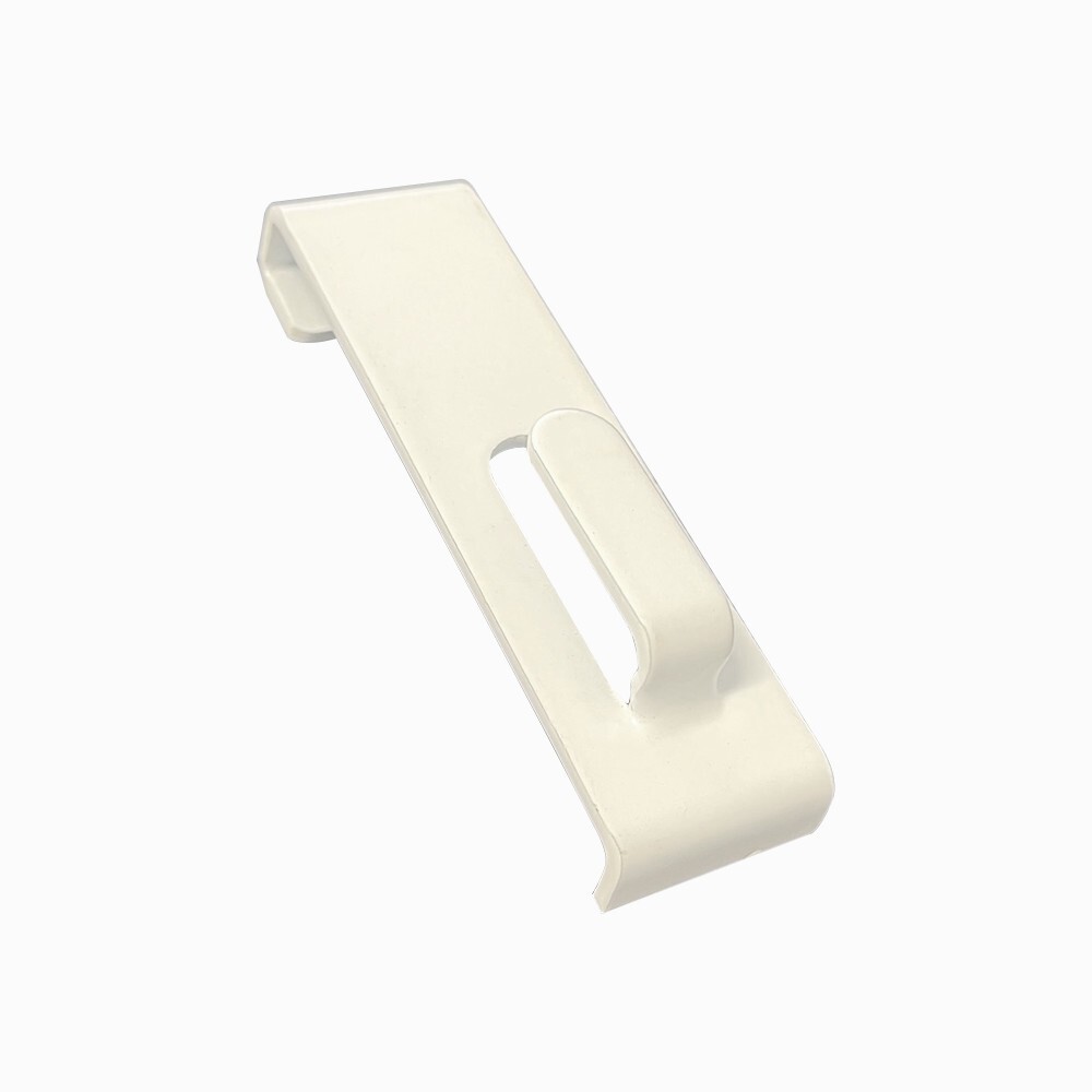 100 Pieces White Gridwall Utility Hook For Grid Panel Display - Picture Notch