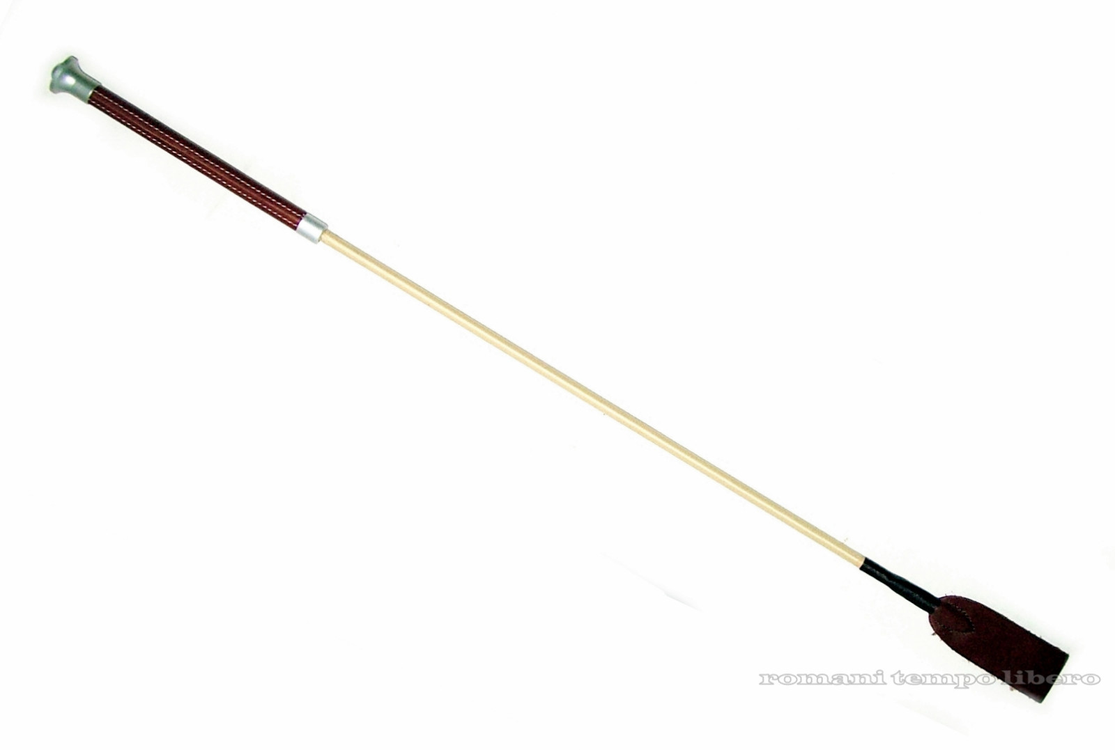 English leather whip length cm. 75
