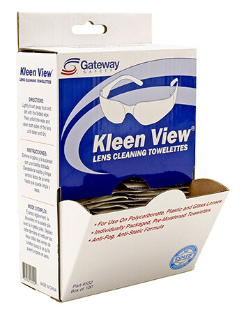 Gateway 100pc Kleen View Lens Cleaning Towelettes for Glasses, Goggles, etc.