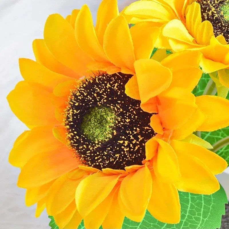 3 LED Night Light Rechargeable Sunflower Lights Interior Lighting Bedroom