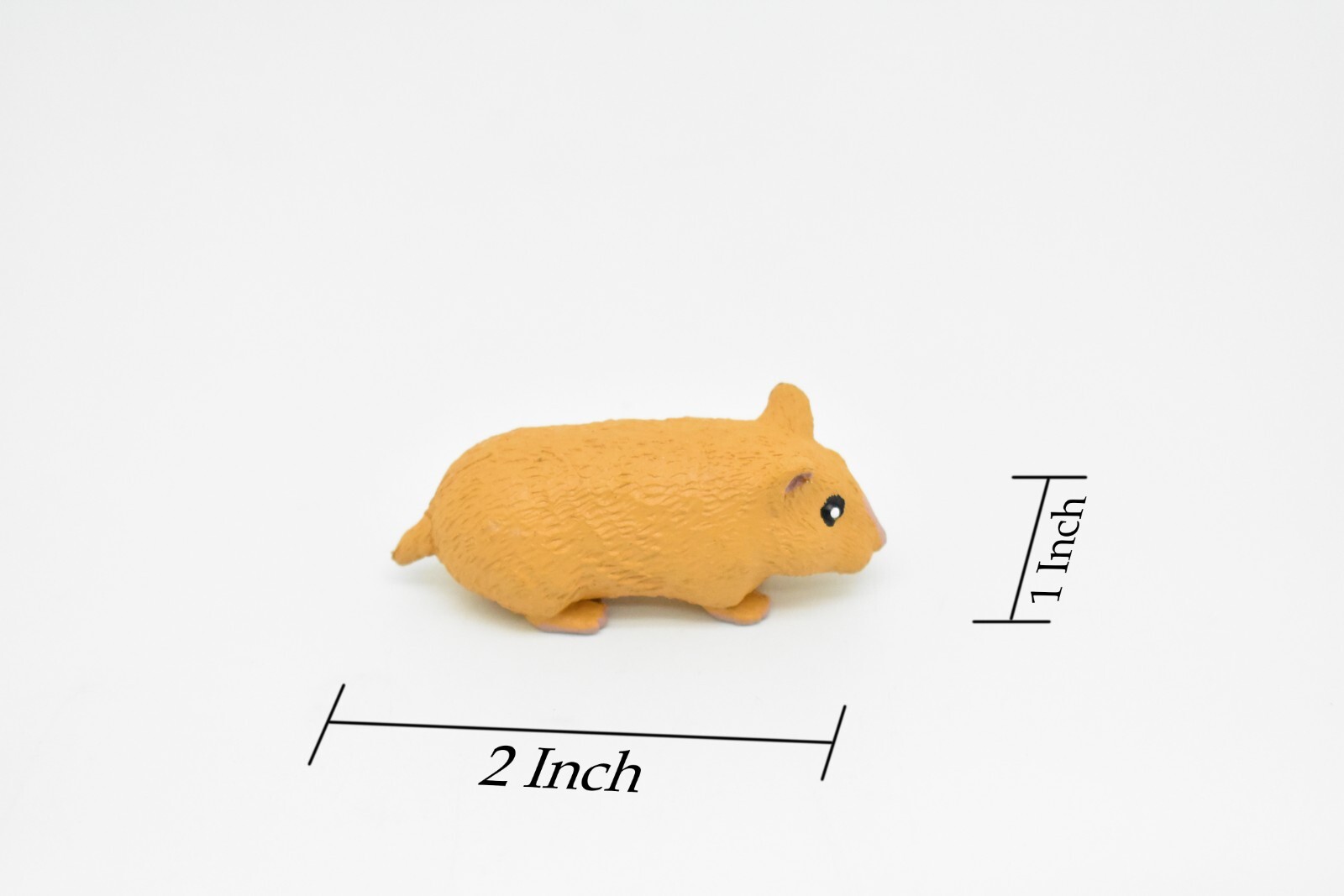 Hamster Toy Model, Cute Small Realistic Plastic Replica Pet, 2" CWG234 B306