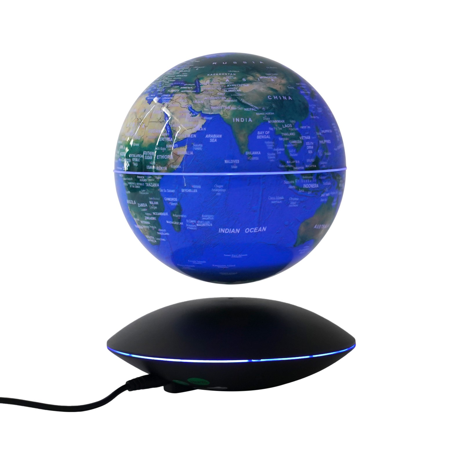 Magnetic Levitation Floating Globe Rotating Geographic Globe Auto-Rotating Globe