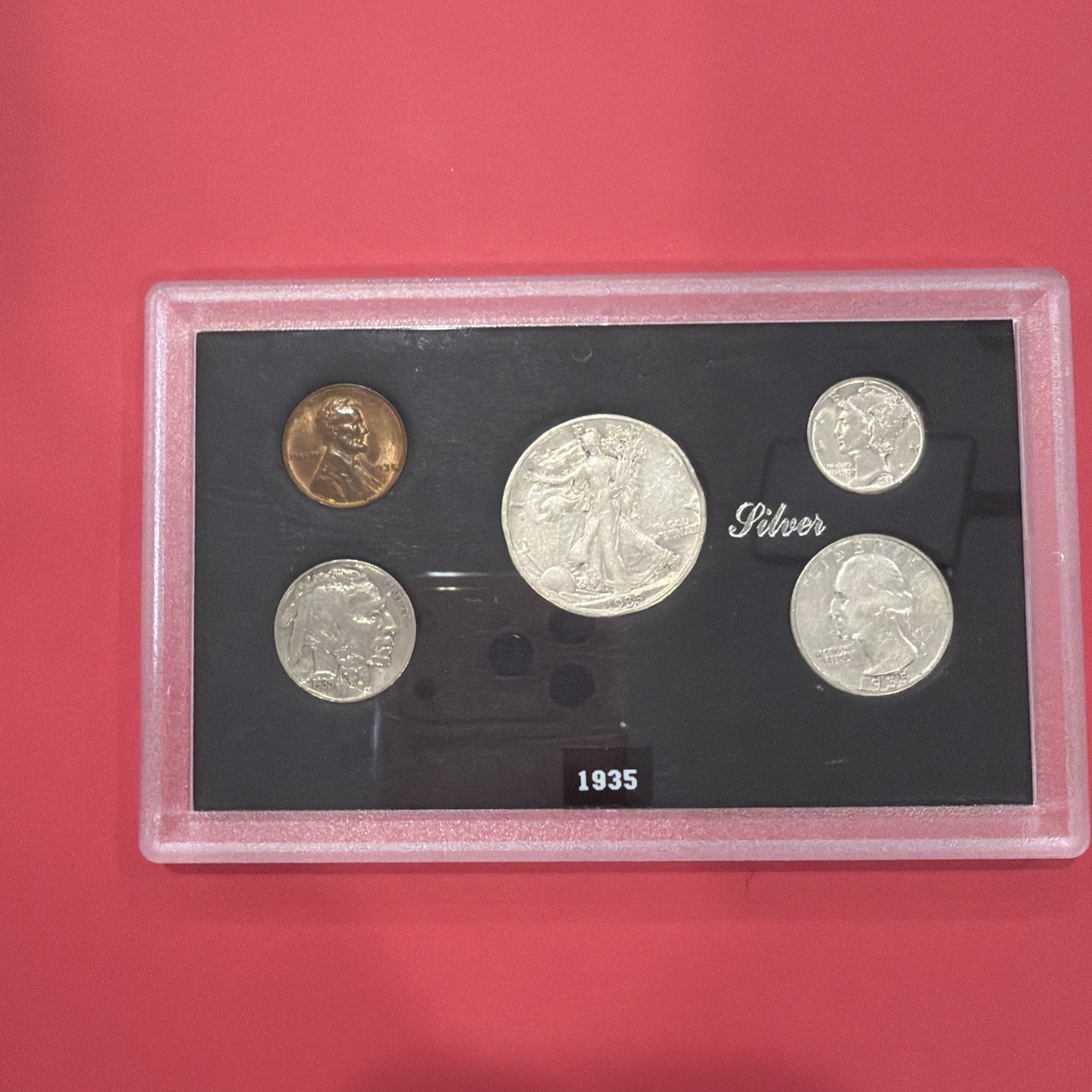 1935P US Mint Coin Set 90% Silver  Coins