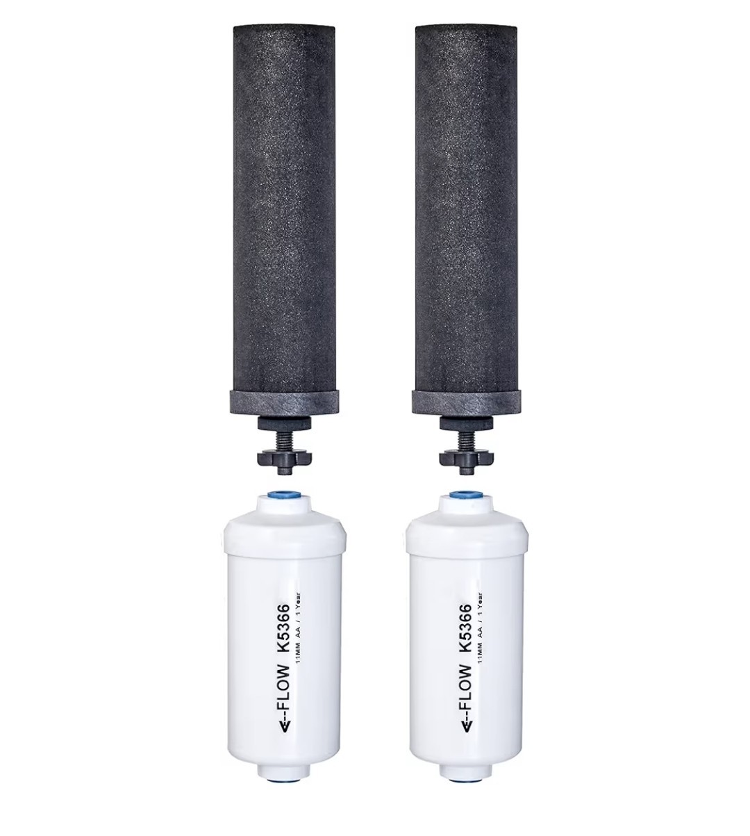 Berkey Authentic Black Berkey Purification Elements With Berkey PF-2 Fluoride an