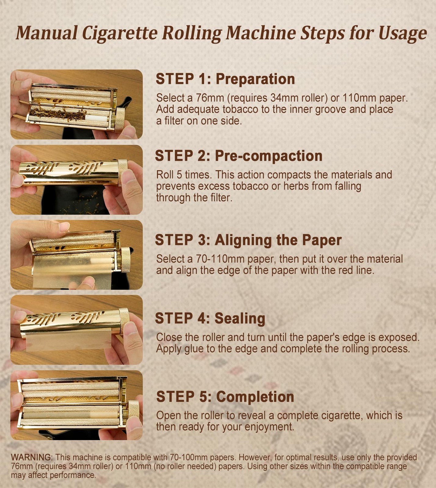 Cigarette Rolling Machine, Cigarette Roller, Pre Roll Machine, Rolling Machin...