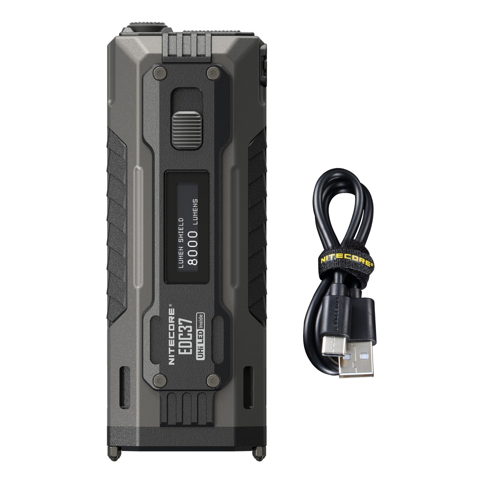 Nitecore EDC37 8000 Lumen USB-C Rechargeable Flat EDC Flashlight
