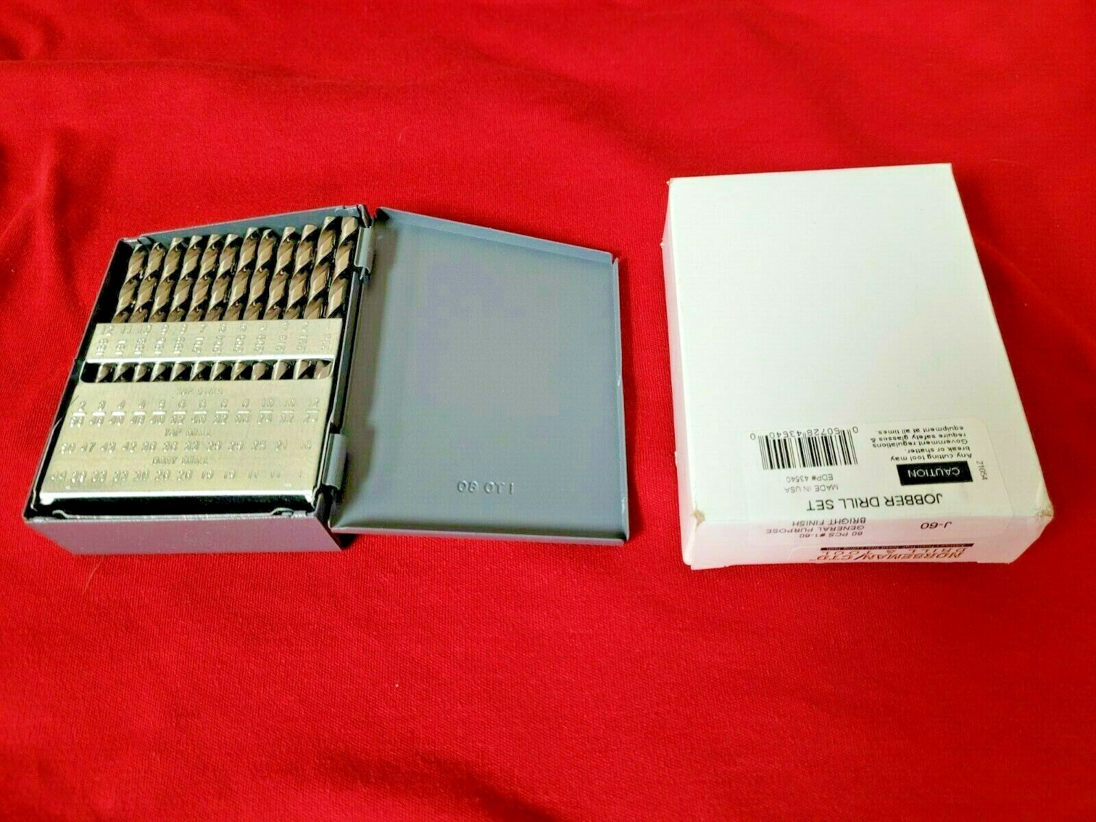 Norseman #1 - 60 M7 HSS NUMBER Drill Bit Set 60 pc 43540 Wire Size USA MADE !