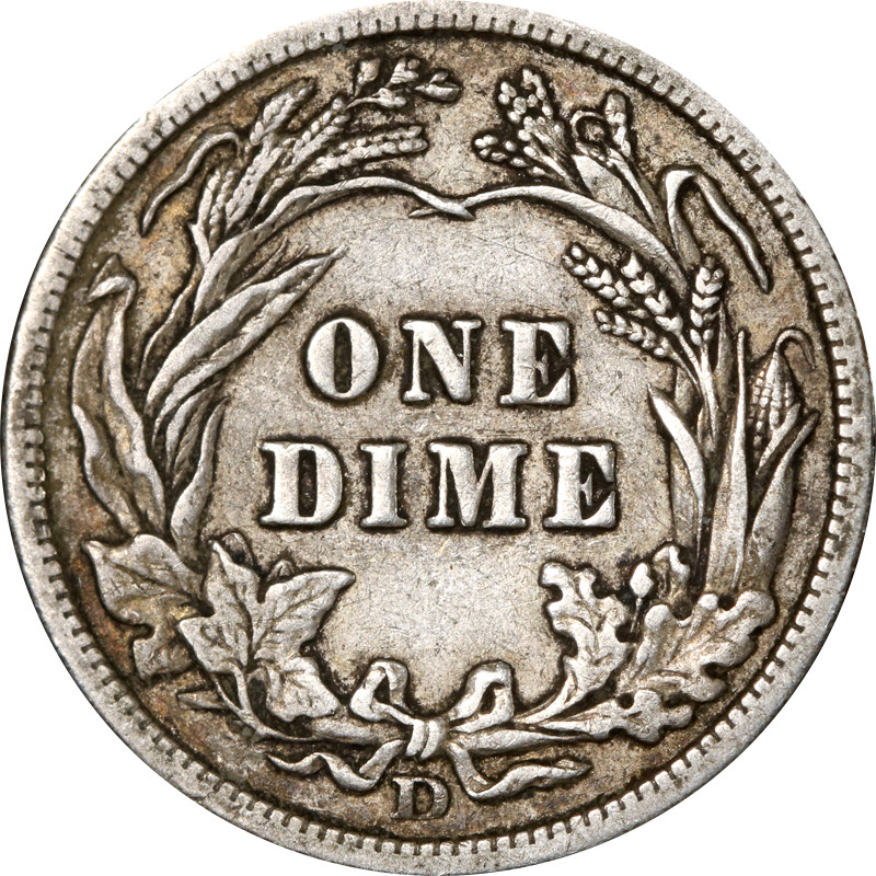 1908-D Barber Dime - Choice++