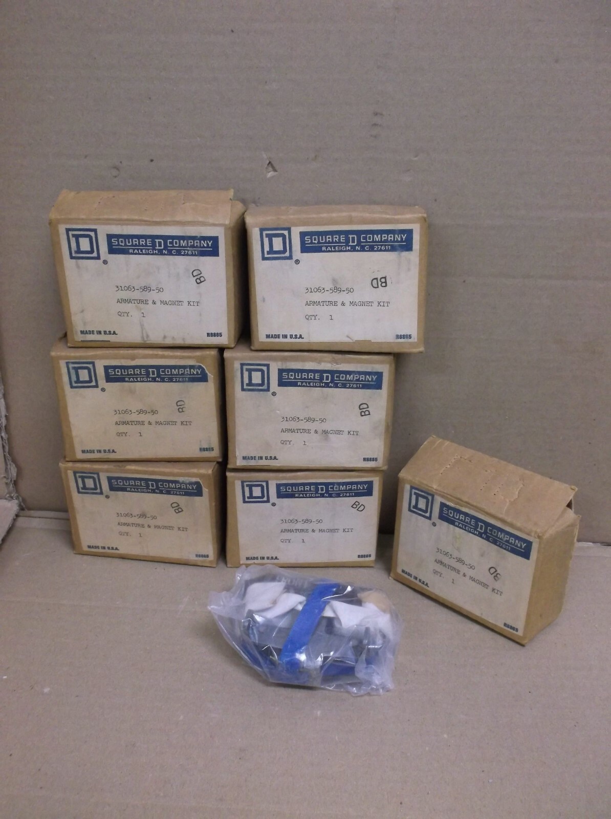 31063-589-50 Square D NEW In Box Size 2 Magnet & Armature Kit 3106358950