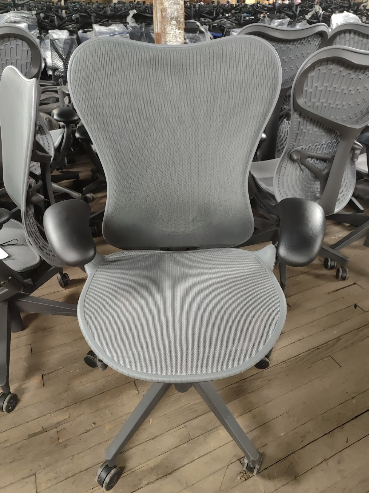 Herman Miller Mirra 2 Desk Office Mesh Chair Grey And Graphite Version Flex
