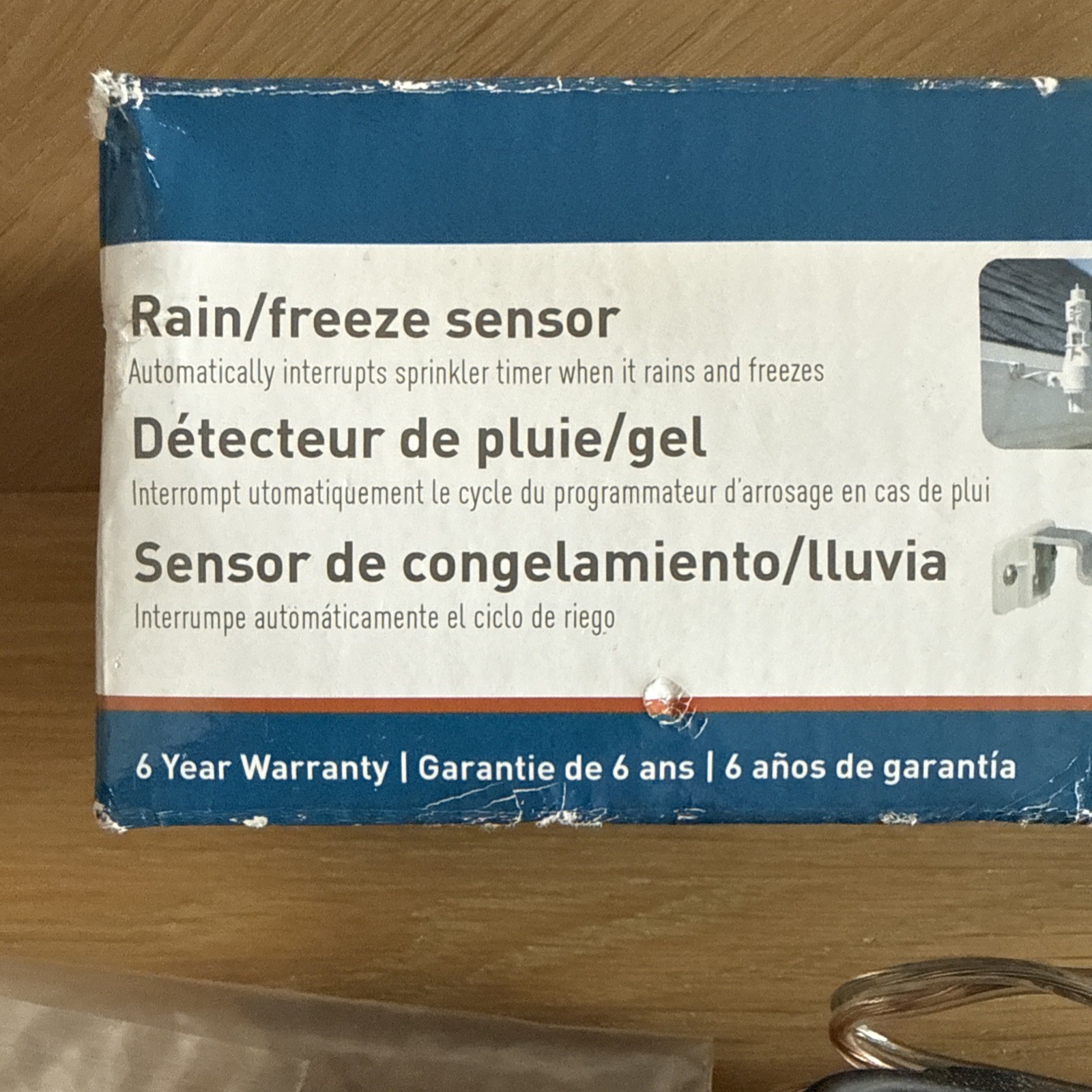 ORBIT Rain Freeze Sensor Automatic Universal White Hard Wired 57069