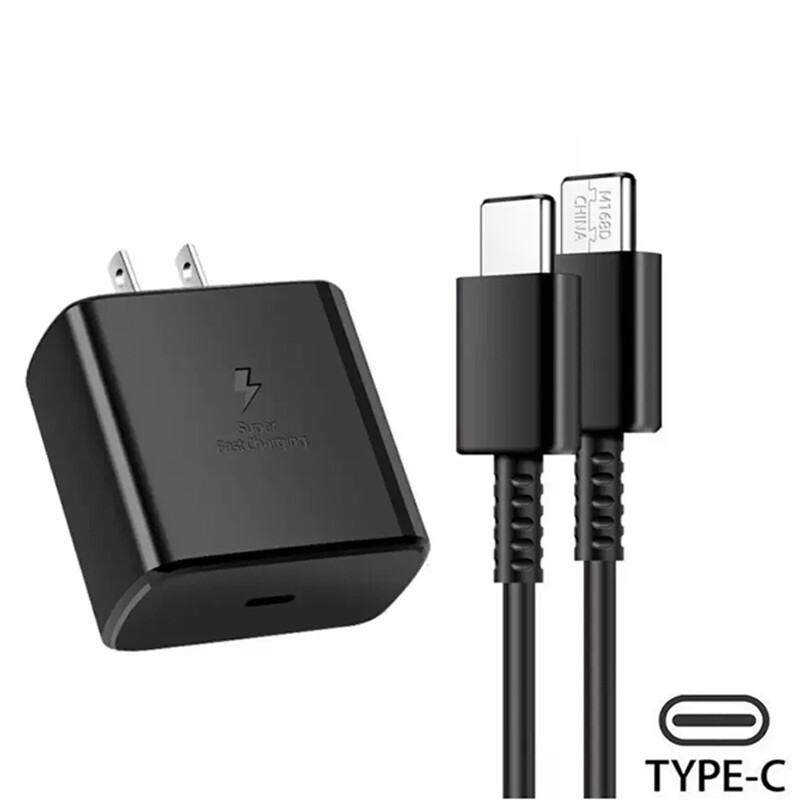 Universal 45W Fast USB-C Charger Wall Charger Type C Charging Cable for Samsung