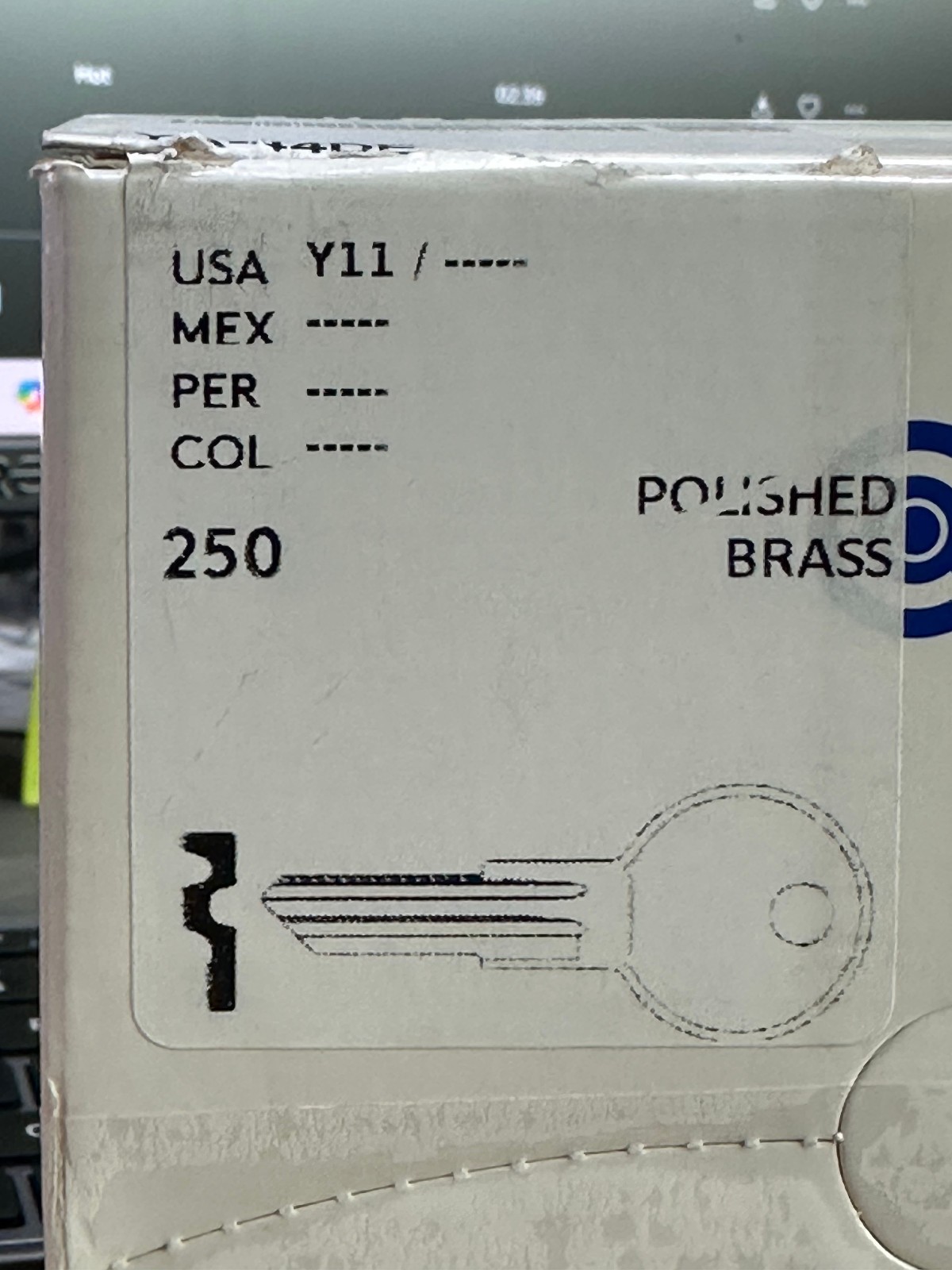 Y11 Key Blank Quickblanks By JMA Ya-45DE 01122
