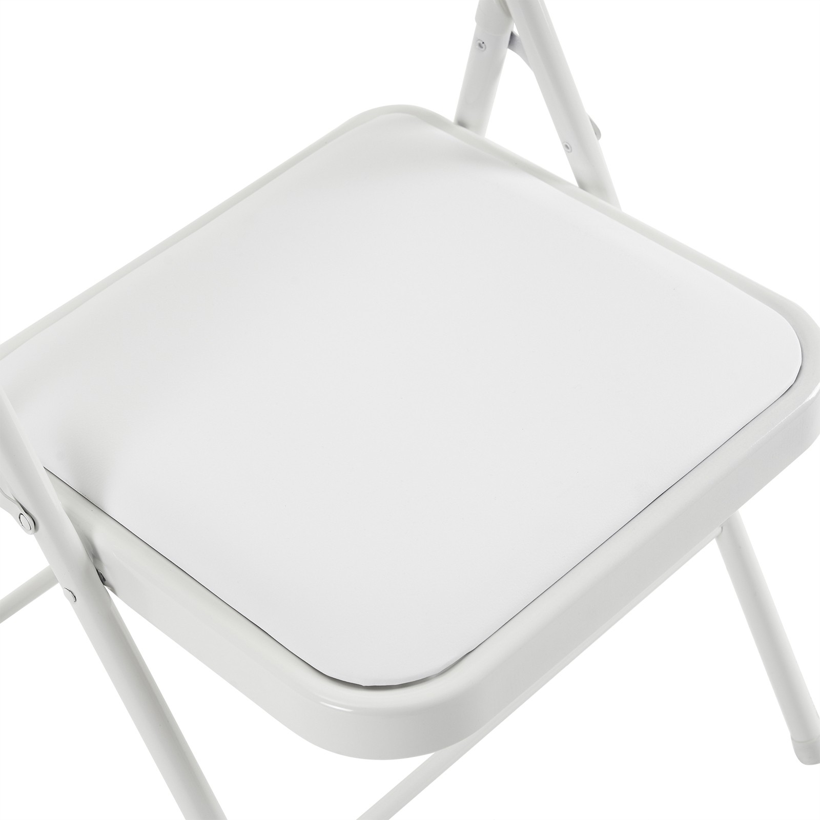【Old Code：33292149】4pcs Elegant Foldable Iron & PVC Chairs for Convention