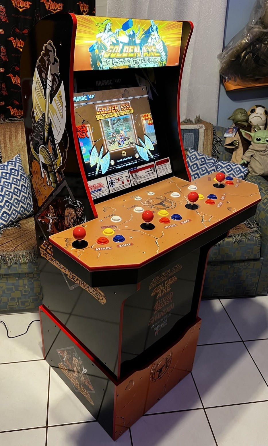Arcade 1up Golden Axe: The Revenge of Death Adder Arcade WORKING GREAT 🔥