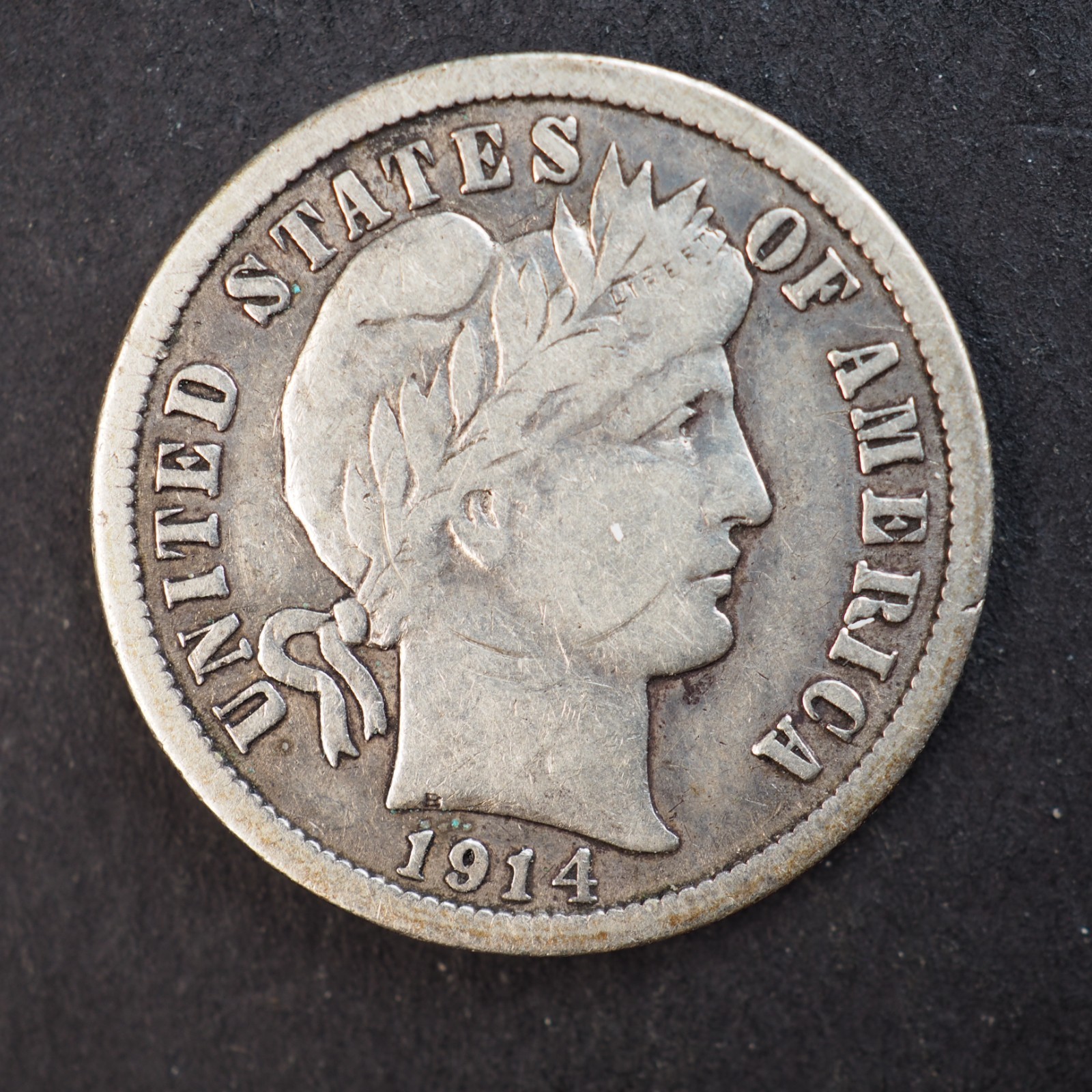 1913 *P* BARBER SILVER DIME ***NICE COIN!*** - FREE SHIPPING! C4450