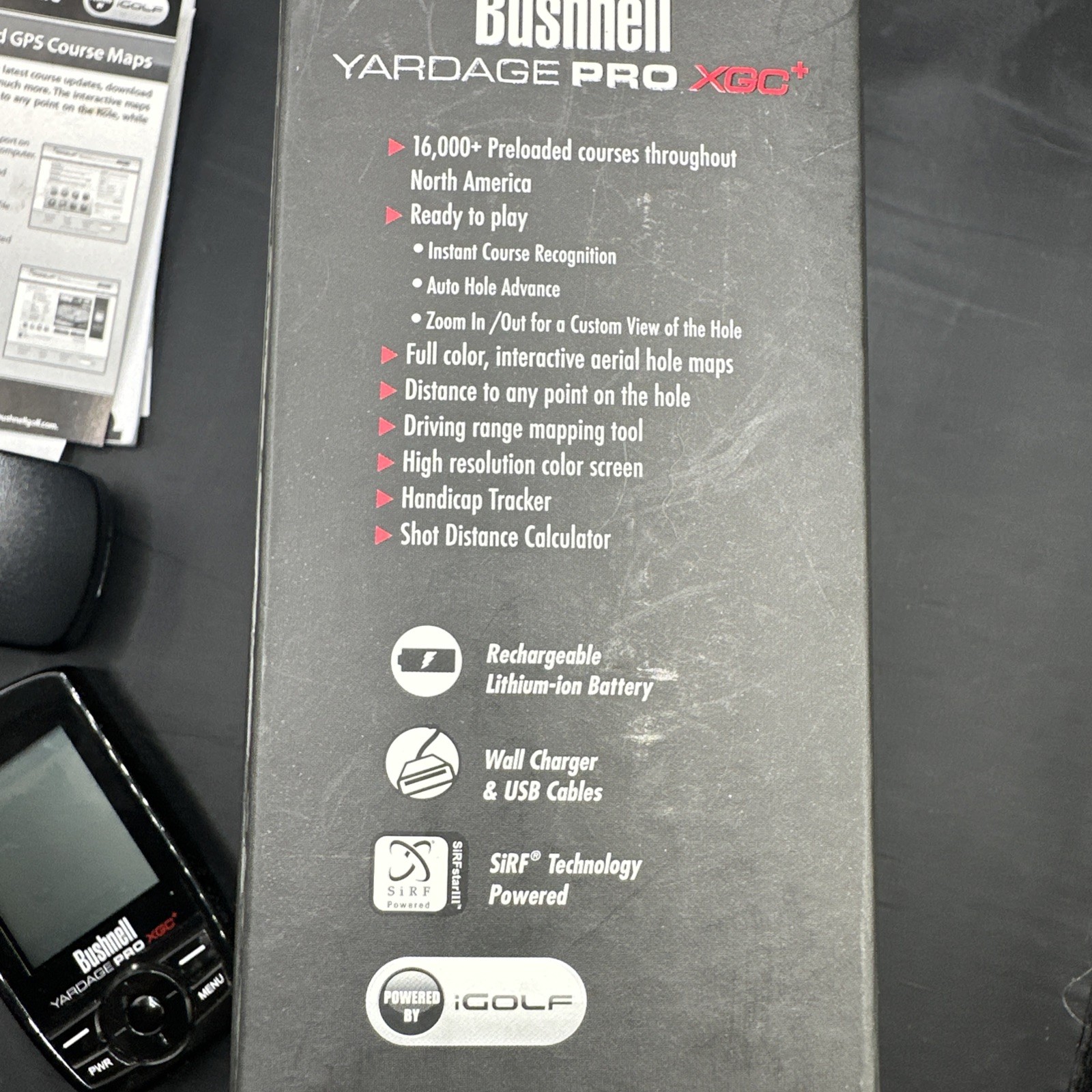 Bushnell Yardage Pro XGC+ GPS Golf Rangefinder