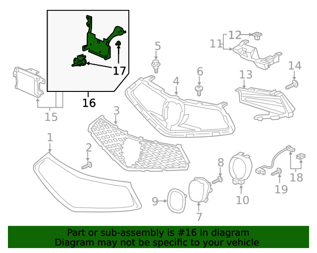 Genuine Acura Bracket Assembly 36801-TZ3-A51