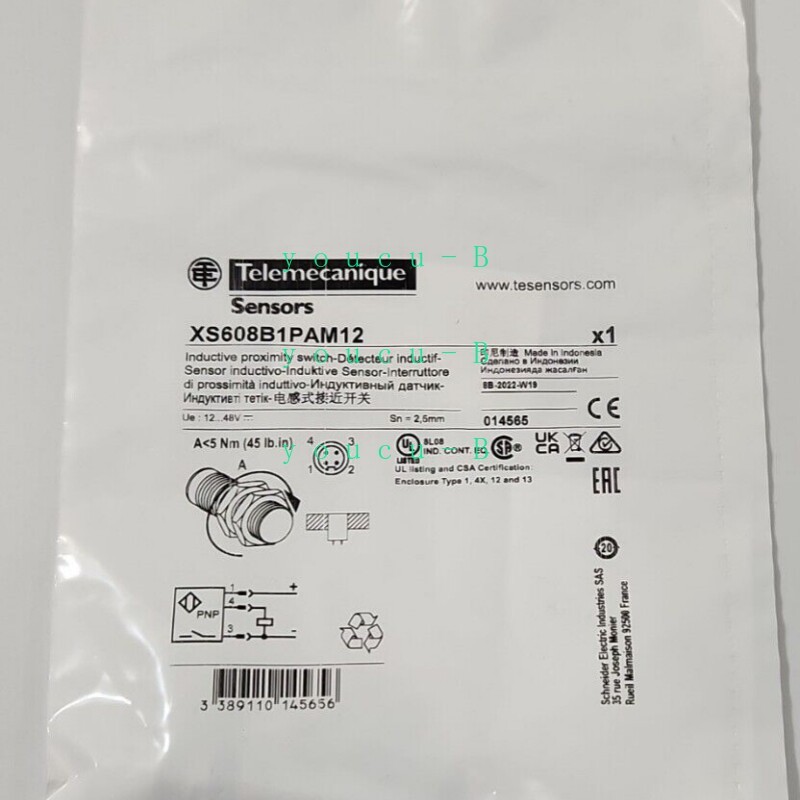 1PCS Brand New Schneider XS608B1PAM12 Quality assurance Fast Shipping