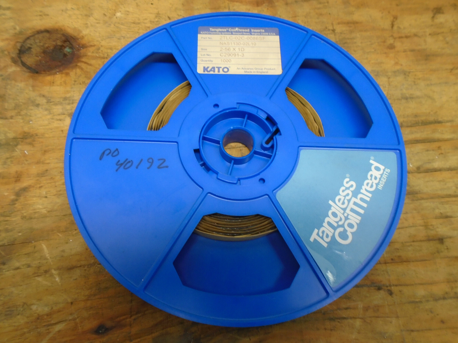 KATO TANGLESS THREAD COILS-2-56/1.5D-FULL ROLL OF 1000