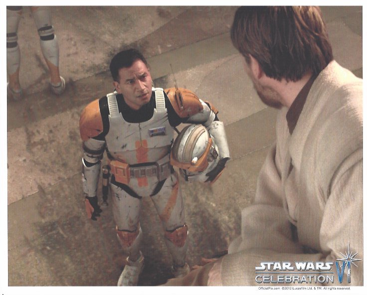 Temuera Morrison Obi-Wan Kenobi Official Pix 8x10 Licensed Photo Celebration VI
