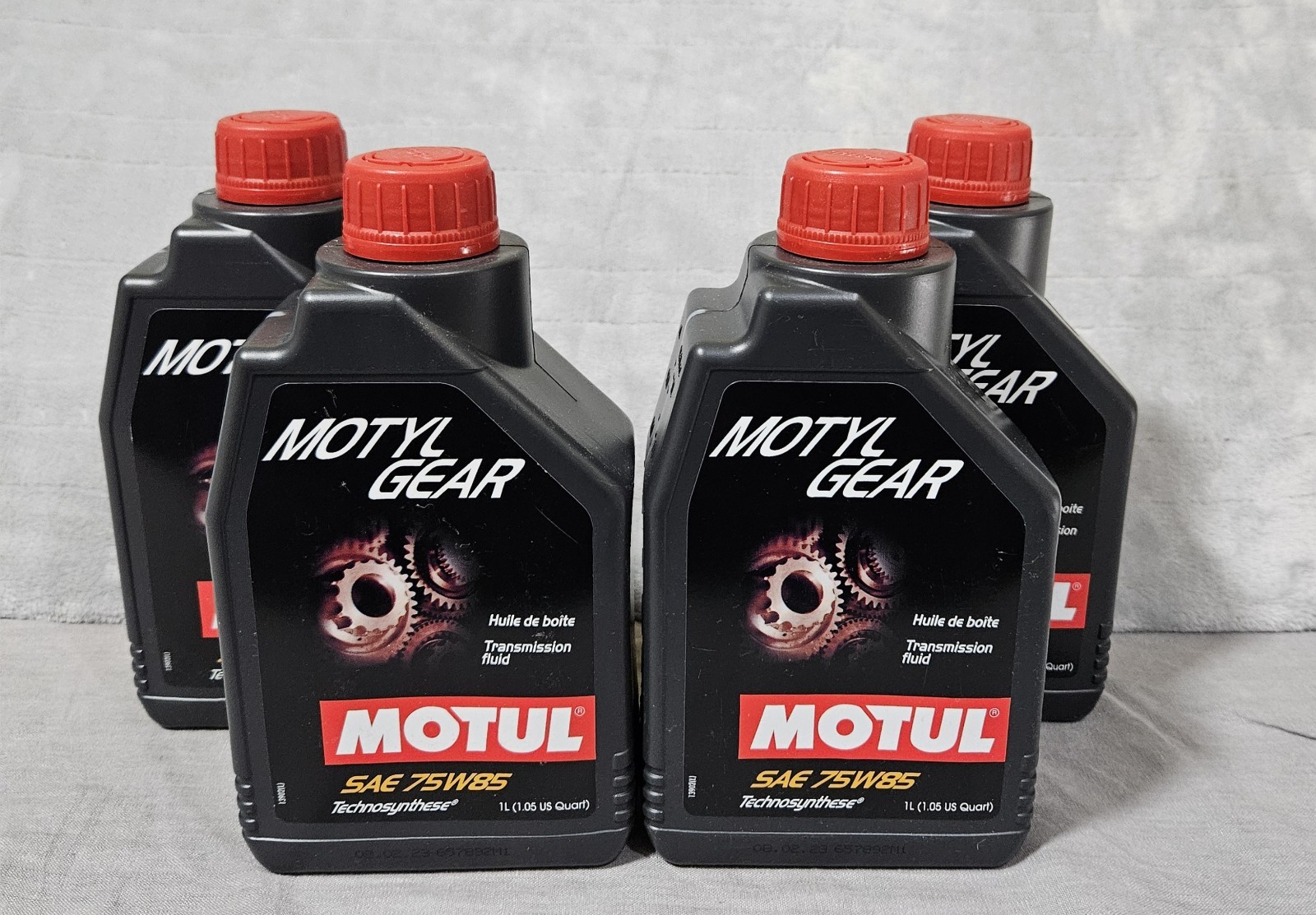Lot 4 Motul Motyl Gear SAE 75W 85 Transmission Fluid API GL-4 GL-5 1 Liter Each