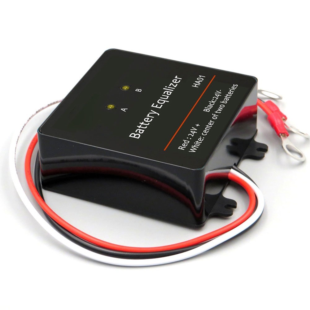 24V Battery Cell Balancer for 2x12 Volt Cells Active Voltage Controller