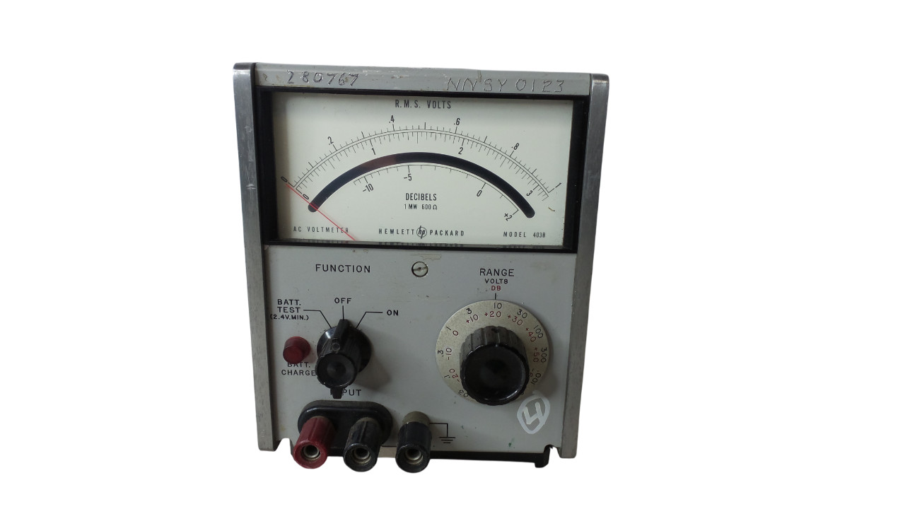 HP Model 403B R.M.S. AC Voltmeter - Free Shipping