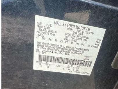 Used Floor Jack fits: 2017 Ford Edge Grade A