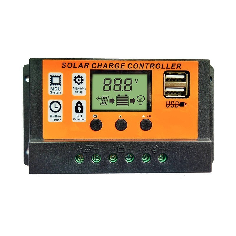 30-100A MPPT Solar Panel Regulator Charge Controller 12V/24V Auto Focus Tracking