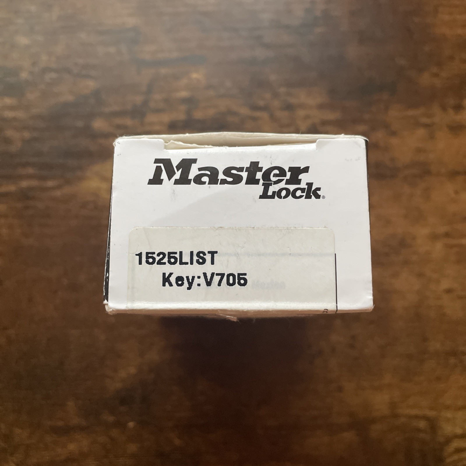 Master Lock No. 1525 3-digit combination padlock with dial school locker NO KEY