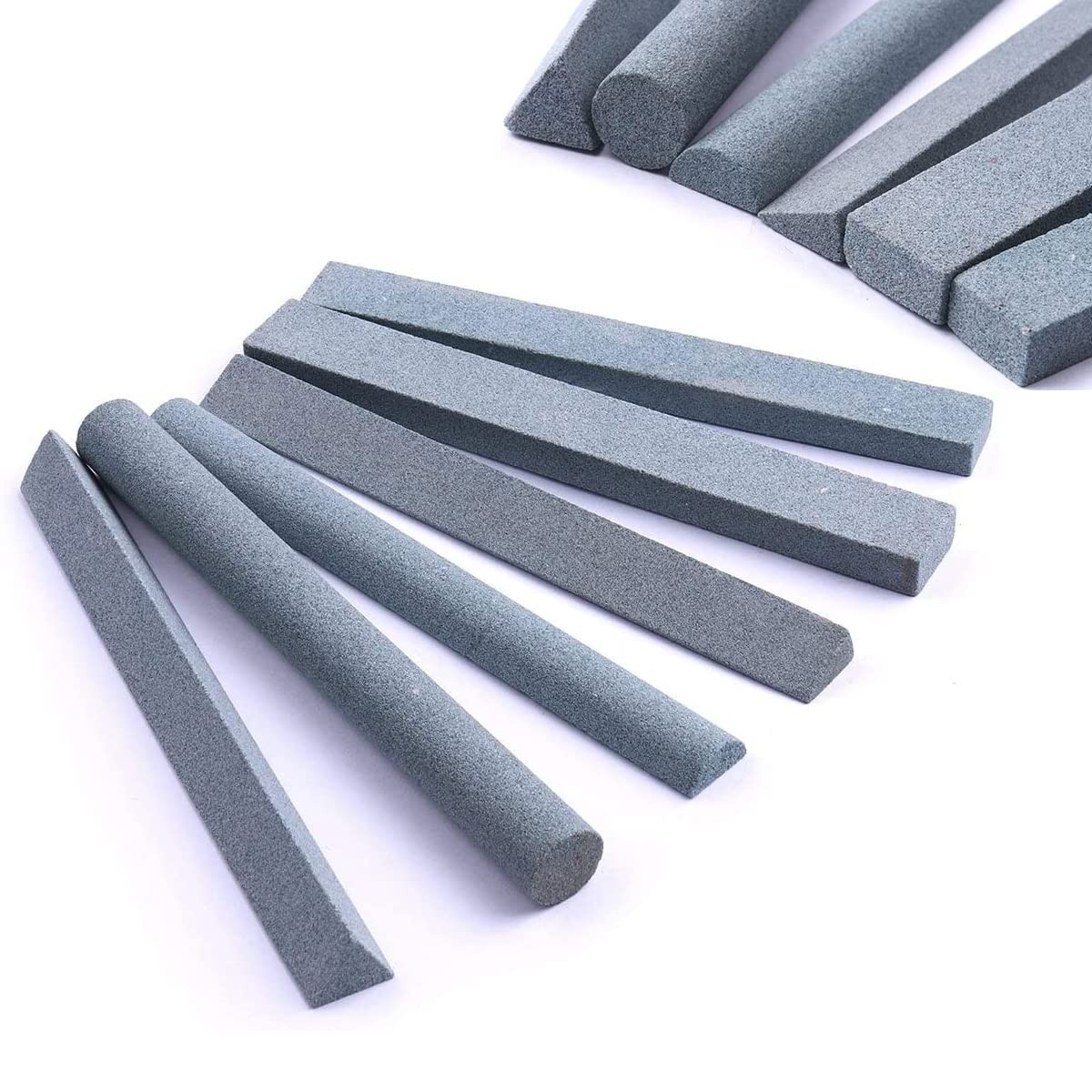 Sharpening Stone Set 180# Wood Carving Sharpener Sanding Sticks 3.94 In 6 PCS