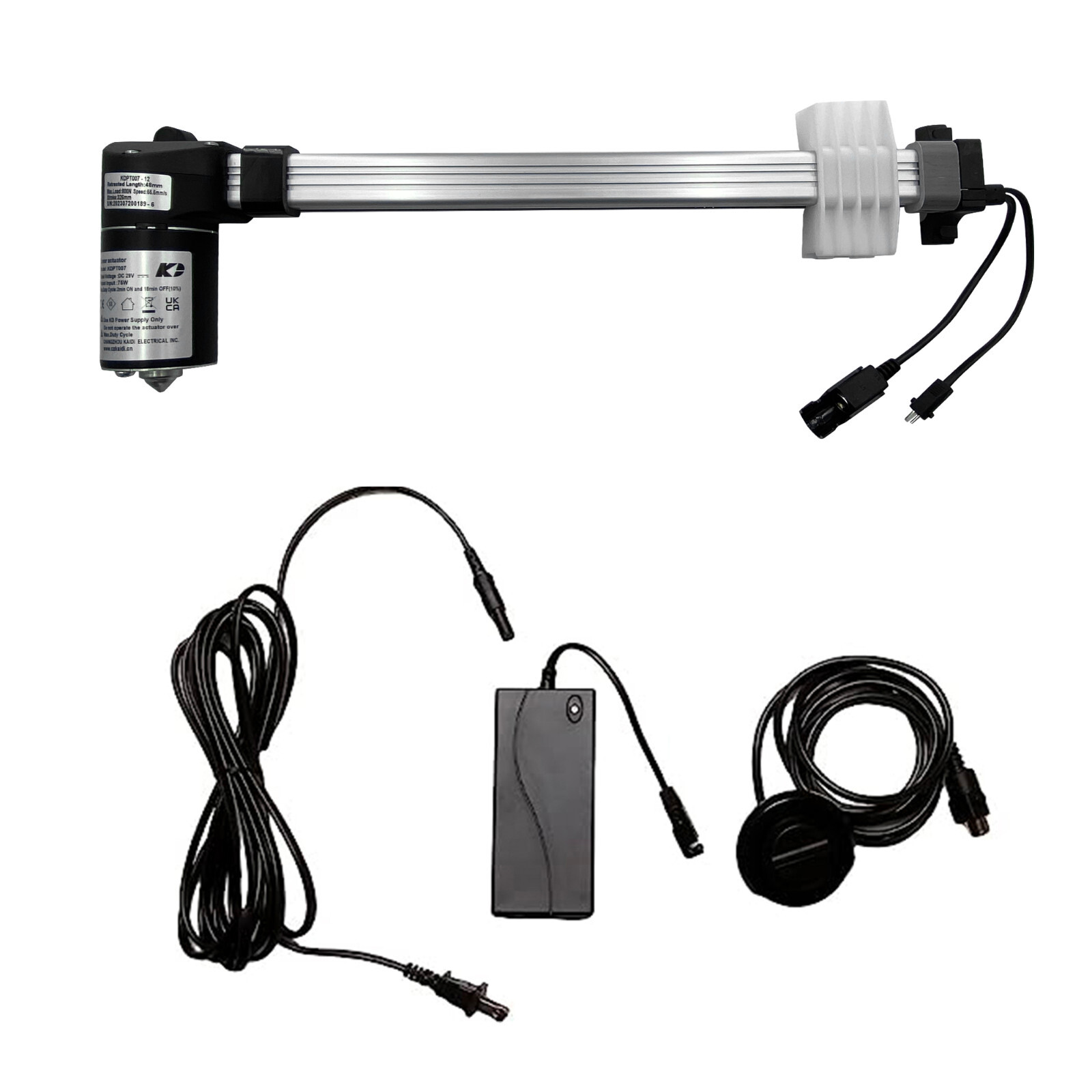 Kaidi Linear Actuator Model KDPT007-12 Power Recliner Lift Chairs Sofa Motor Kit