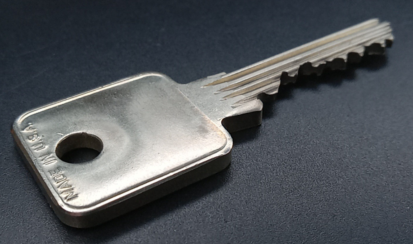 Medeco Key Eagle Collectors Do Not Duplicate DND Security Cut