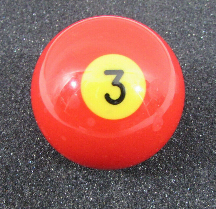 Original Aramith Premier Belgium 2¼" 5.6oz Billiard Pool Ball Solid Red No. 3