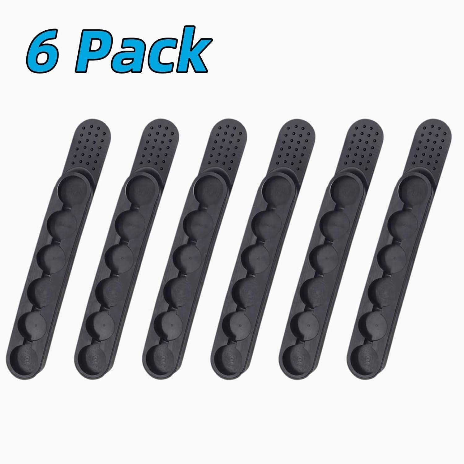 6 Pack Silicone Speed Loaders for .38/.357 - Fast Reloading Strips