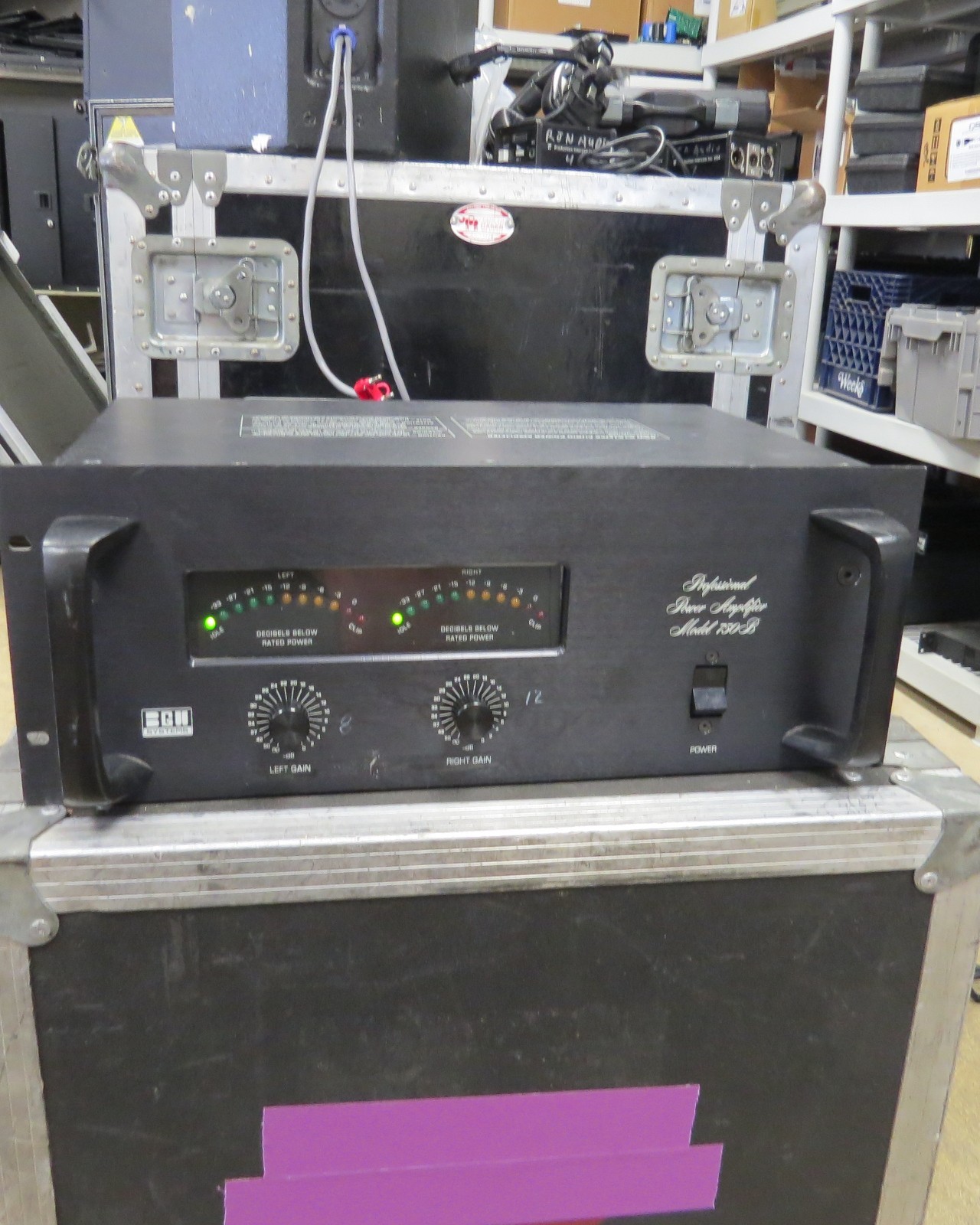 BGW 750B Stereo Power Amplifier  TESTED