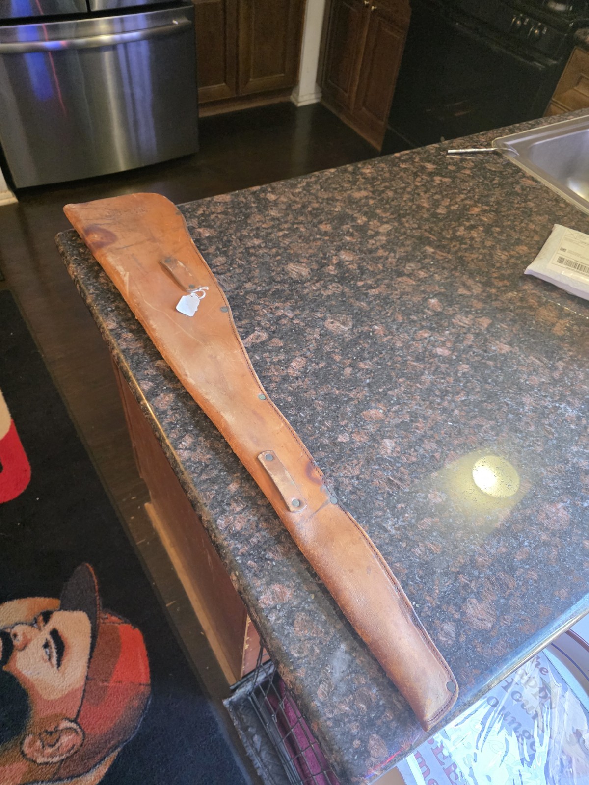 Handmade Leather Rifle Scabbard – Winchester Marlin Henry Lever Action JRE RARE