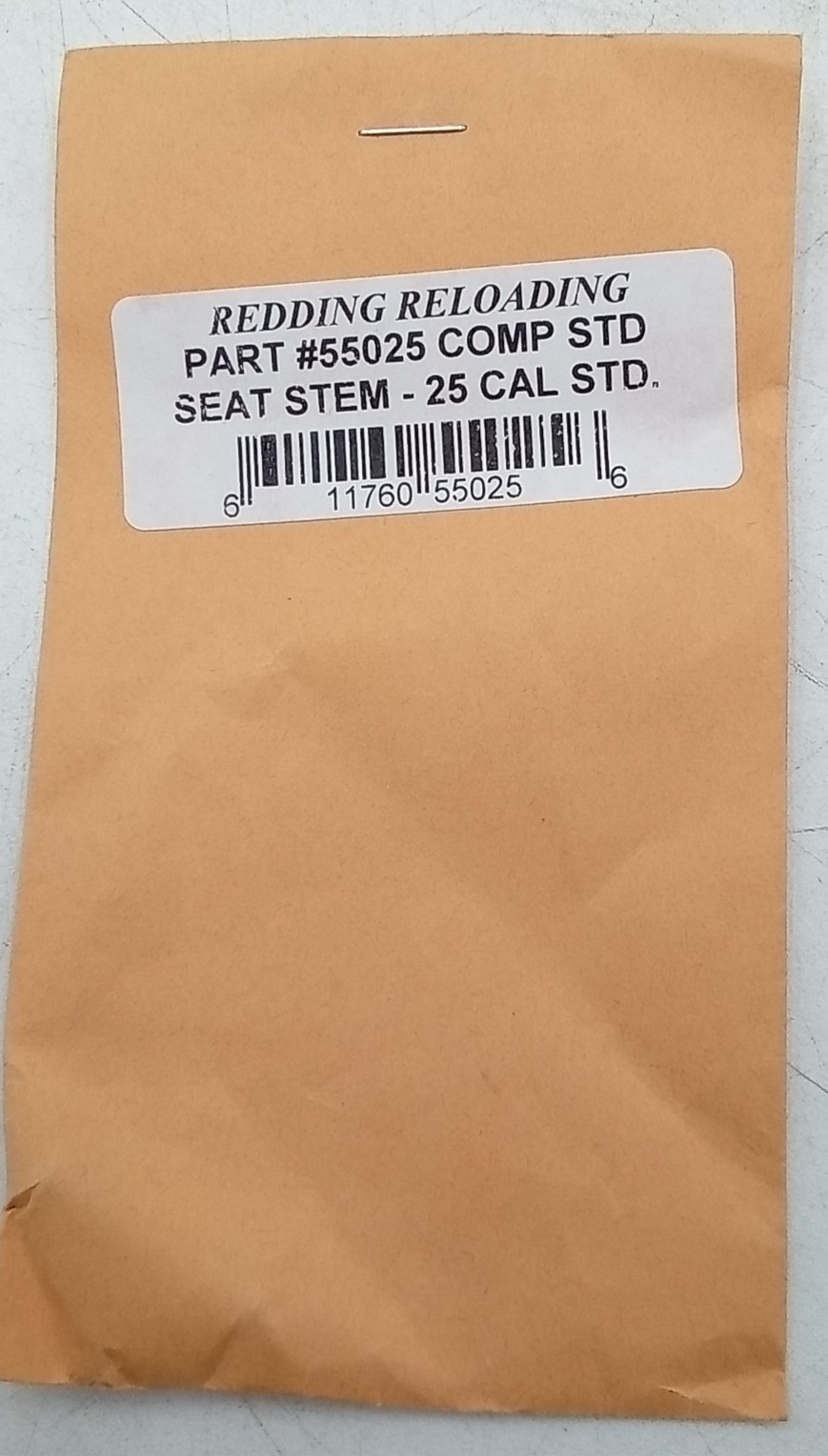 REDDING RELOADING #55025 Comp STD Seat Stem 25 Cal - NEW