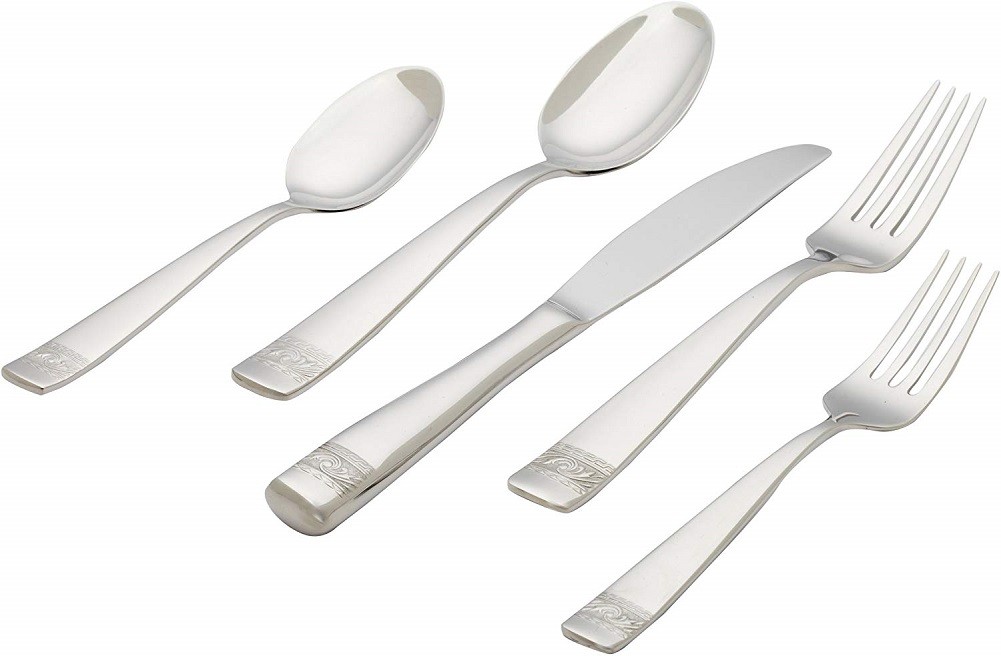 Yamazaki Crestwood 5piece Place Setting Flatware Set 18/8 Stainless Steel
