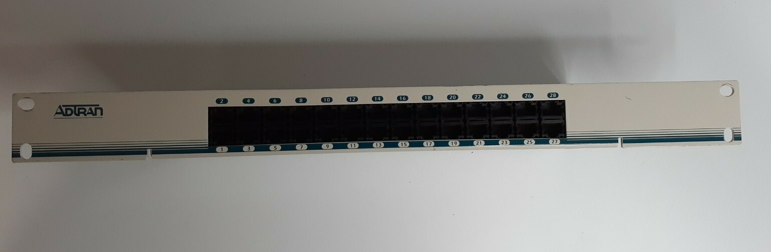 Adtran 1200291L1 28 Port Patch Panel Untested