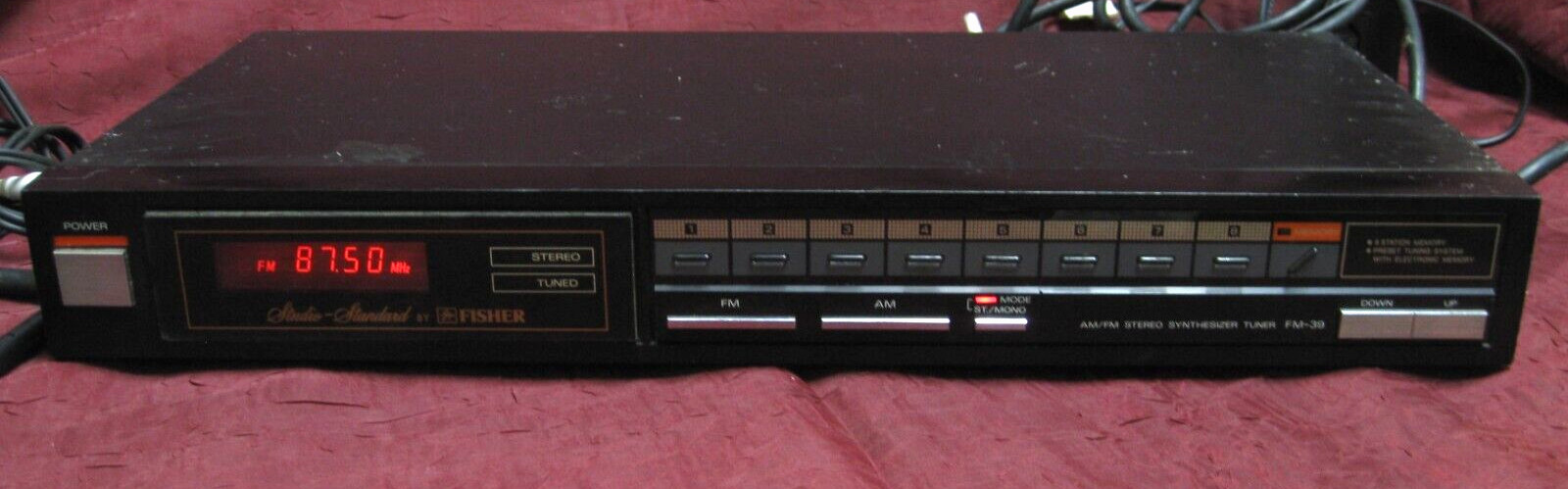 Digital tuner &power supply Fisher FM-39 Studio-Standard AM/FM Stereo Synthesize