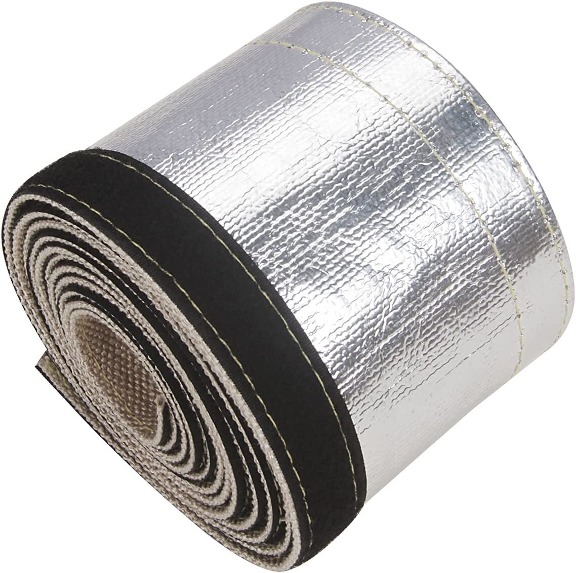 1" ID Metallic Heat Shield Sleeve Insulated Wire Hose Cover Wrap Loom Tube 10 Ft
