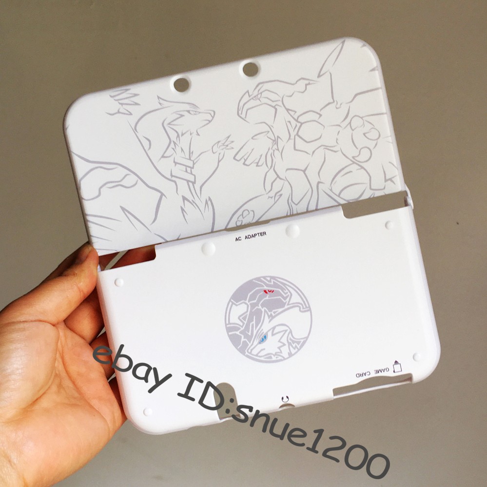 Pokemon Black White Reshiram & Zekrom Custom shell Cover Nintendo New 3DS XL/LL