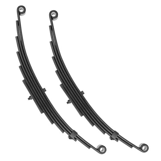 Trailer Leaf Spring 6 Leaf Double Eye 3500 lbs Cap for 7000 lbs Axle Set 2